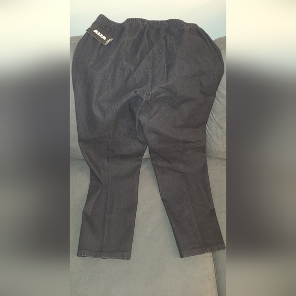 ⚘NWT⚘🖤Alia Women's Black Plus Size Pull On Pants: Size 18W🖤 - Picture 2 of 5